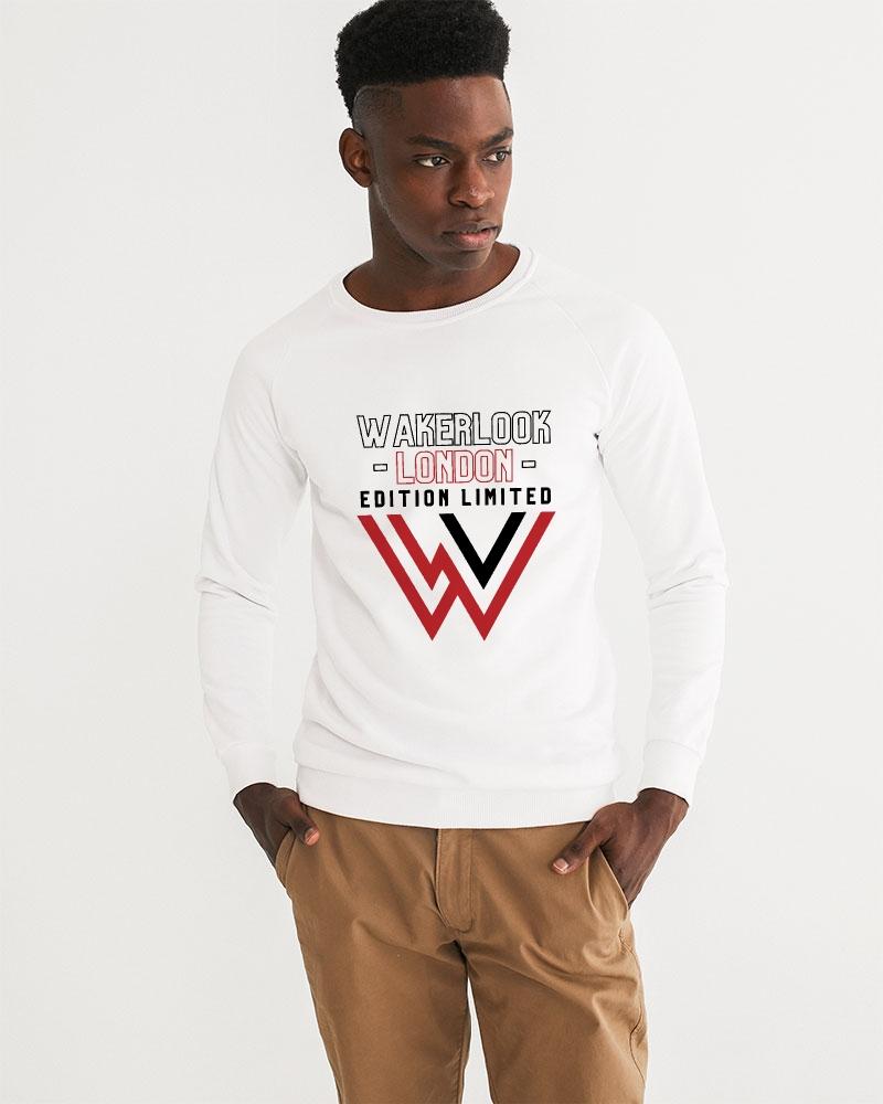 Wakerlook Men's Graphic Sweatshirt featuring a classic crew neck, raglan sleeves, and breathable cotton fabric, perfect for casual wear.