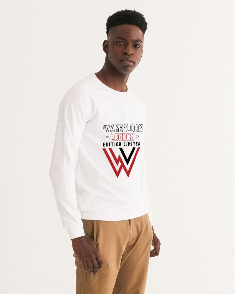 Wakerlook Men's Graphic Sweatshirt featuring a classic crew neck, raglan sleeves, and breathable cotton fabric, perfect for casual wear.