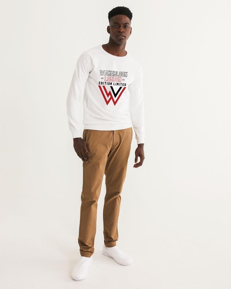 Wakerlook Men's Graphic Sweatshirt featuring a classic crew neck, raglan sleeves, and breathable cotton fabric, perfect for casual wear.