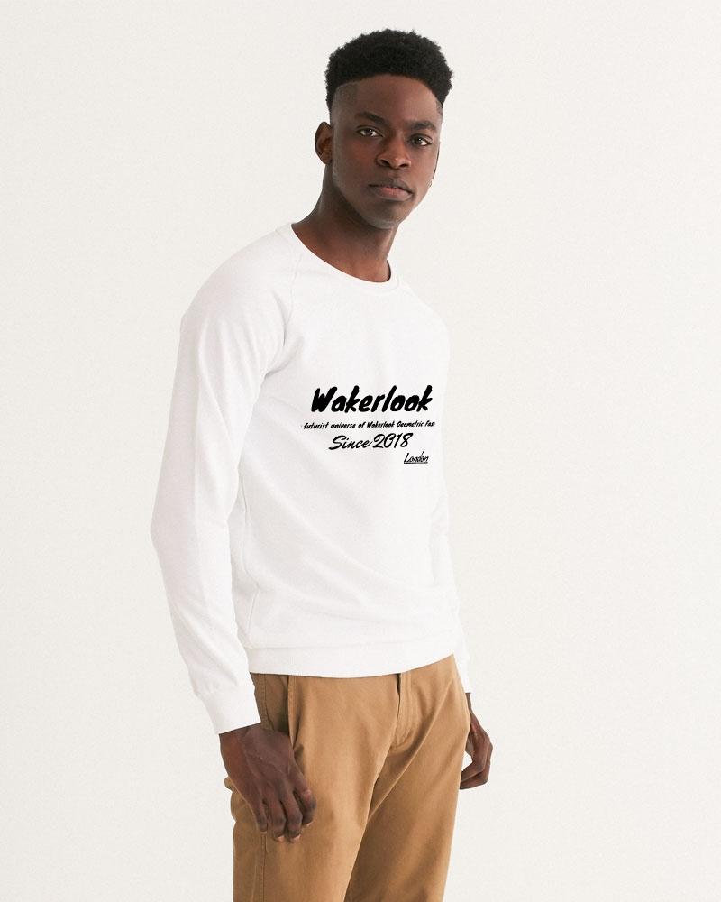 Wakerlook Men's Graphic Sweatshirt featuring a classic crew neck, raglan sleeves, and unique graphic prints, made from soft breathable cotton.