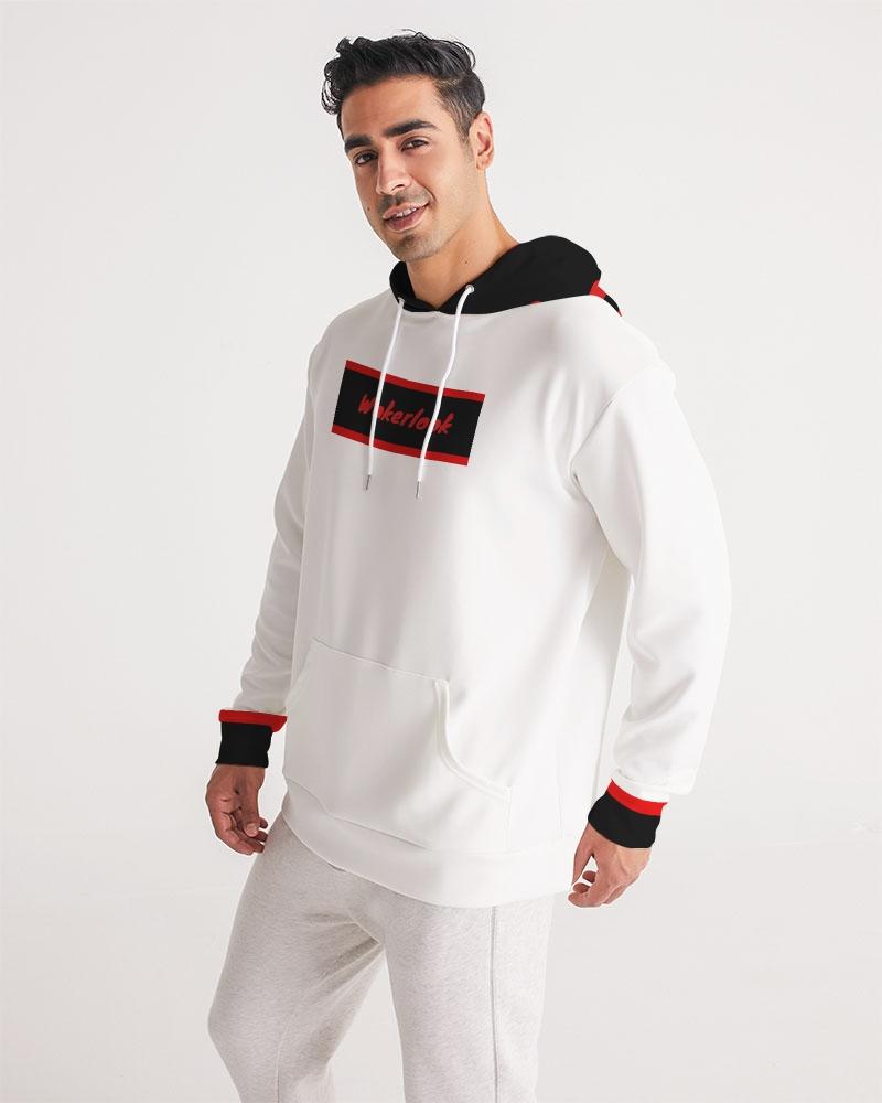 Wakerlook Men's Hoodie featuring adjustable drawstring hood and front pocket, made from soft, wear-resistant fabric.