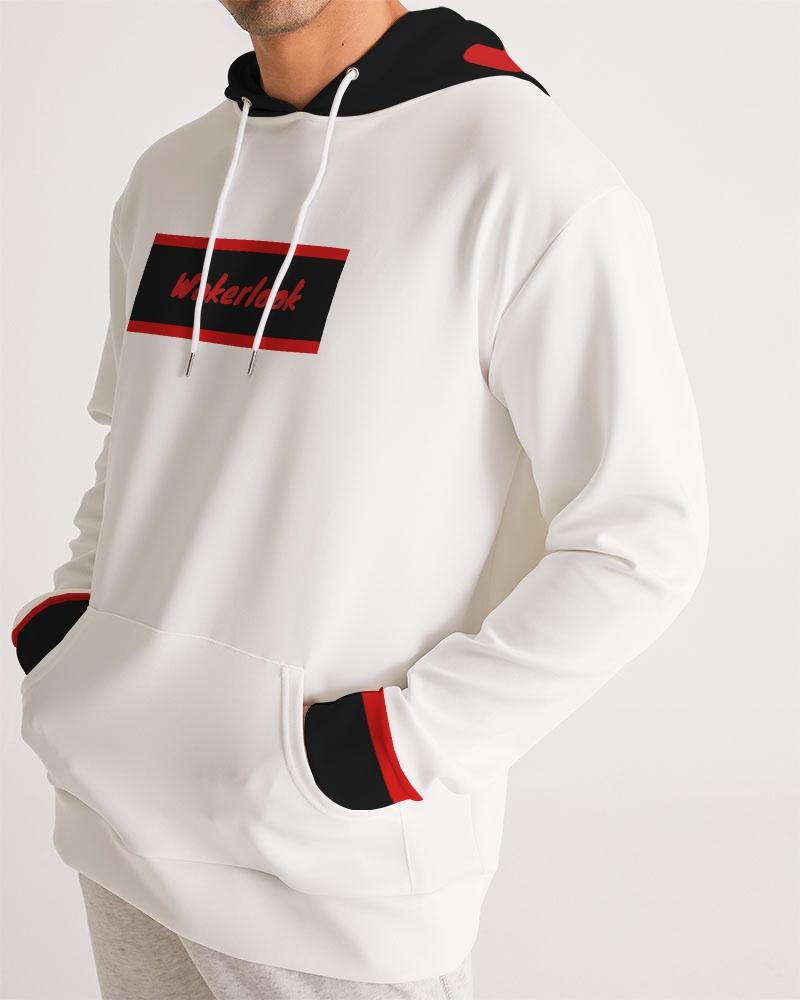 Wakerlook Men's Hoodie featuring adjustable drawstring hood and front pocket, made from soft, wear-resistant fabric.