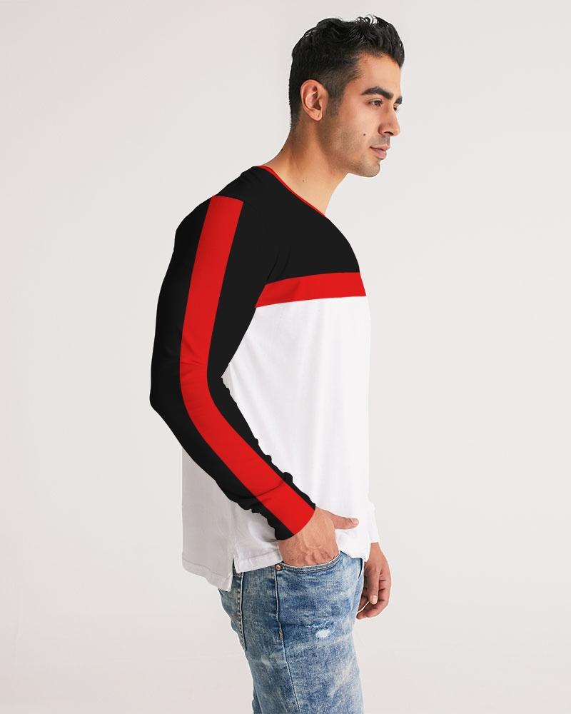 Wakerlook Men's Long Sleeve Tee in soft fabric, featuring a classic crew neck and slim fit design, perfect for cooler weather.