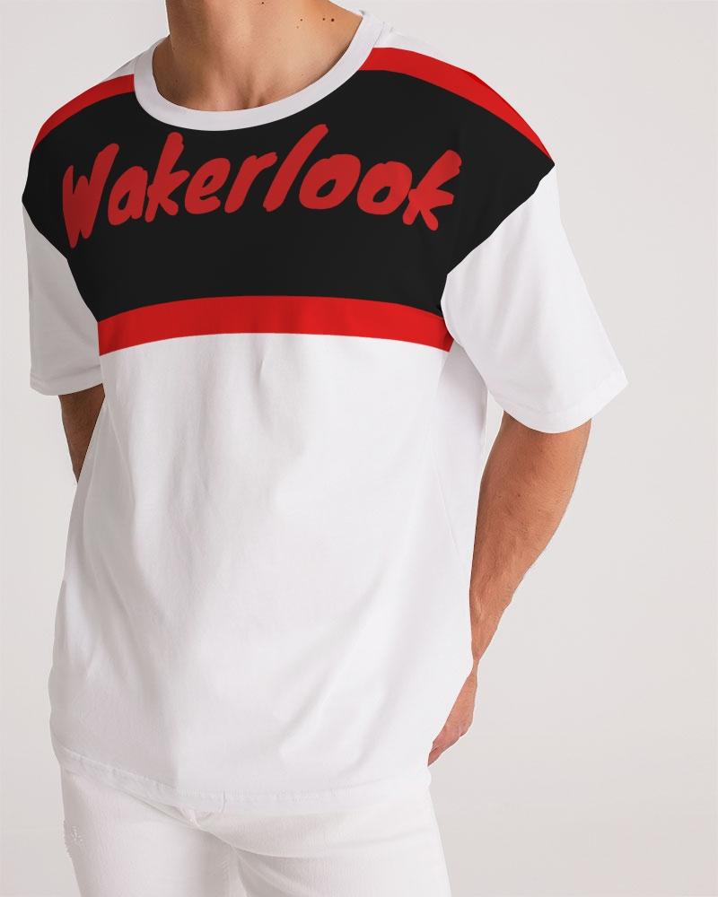 Wakerlook Men's Premium Heavyweight Tee featuring a relaxed fit, dropped shoulders, and soft french terry fabric in a stylish oversized design.