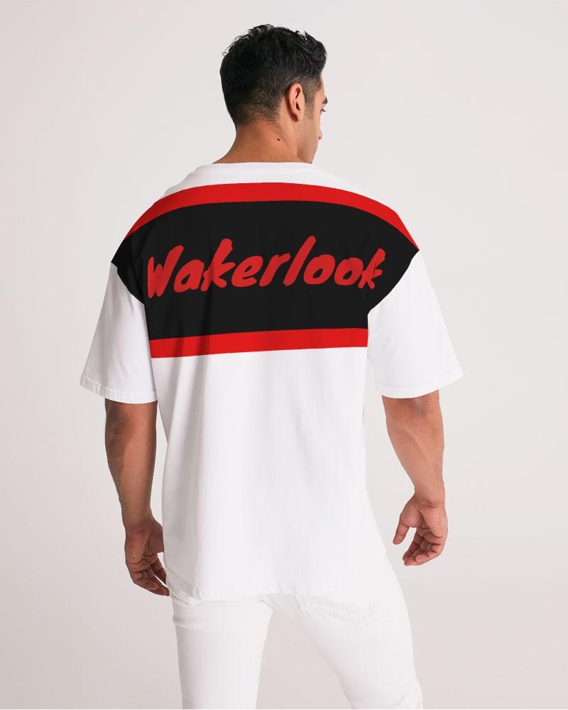 Wakerlook Men's Premium Heavyweight Tee featuring a relaxed fit, dropped shoulders, and soft french terry fabric in a stylish oversized design.