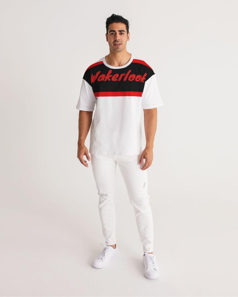 Wakerlook Men's Premium Heavyweight Tee featuring a relaxed fit, dropped shoulders, and soft french terry fabric in a stylish oversized design.