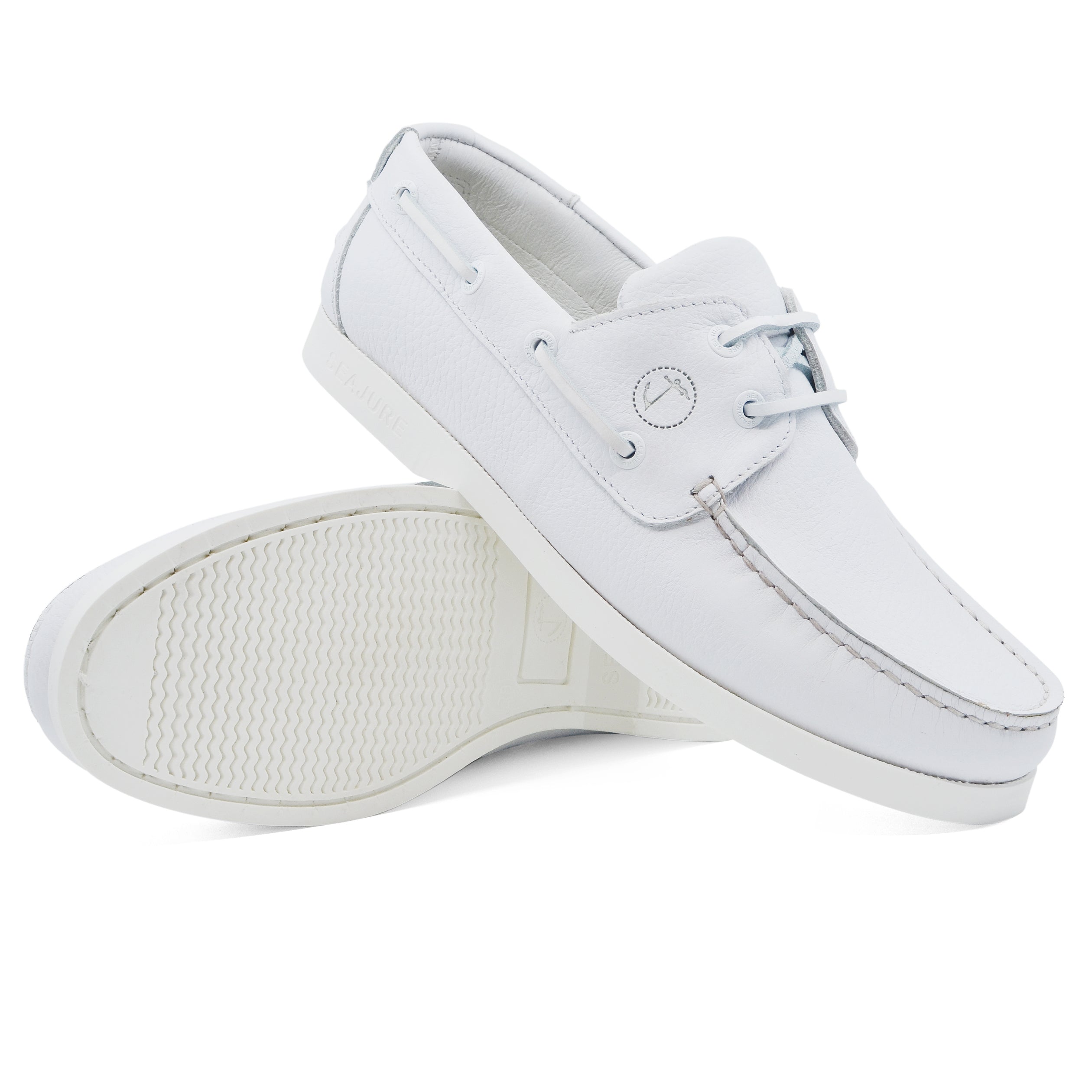 Seajure Shoal Bay women's boat shoe in elegant design, showcasing high-quality leather and durable outsole.