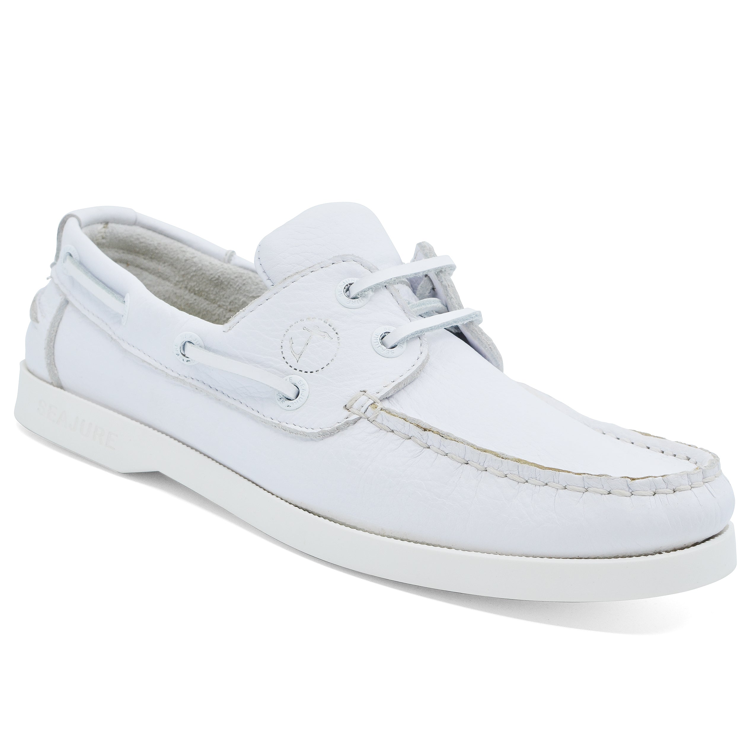 Seajure Shoal Bay women's boat shoe in elegant design, showcasing high-quality leather and durable outsole.