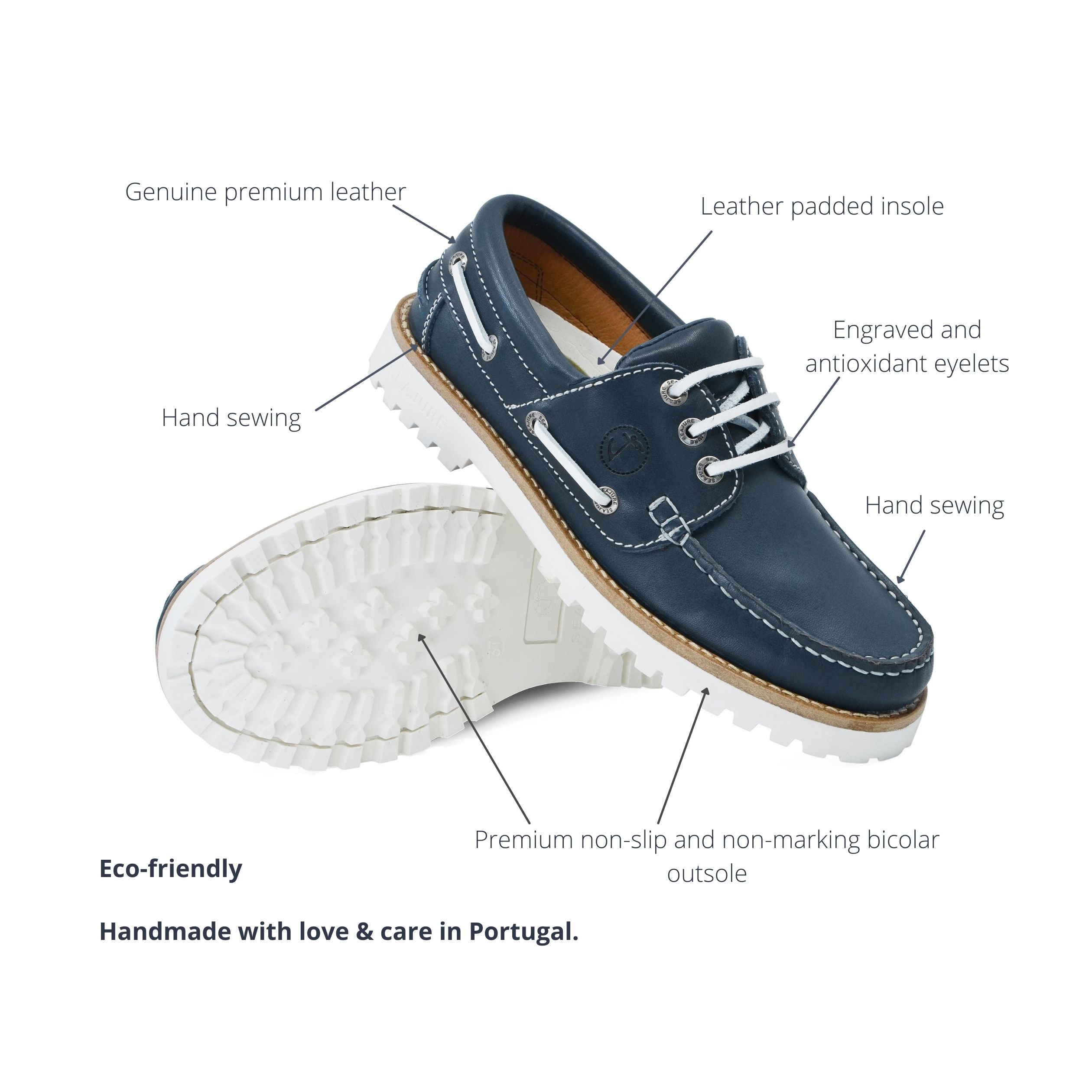 Women Boat Shoe Sibang featuring elegant design, high-quality leather, and durable rubber outsole, perfect for nautical adventures.