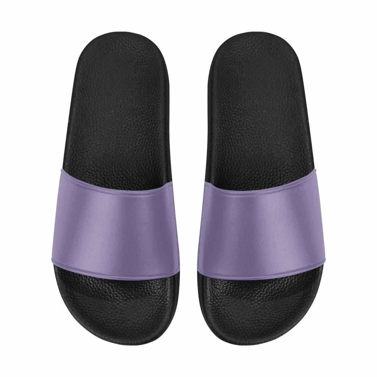 Men's Slide Sandals in Purple Haze, showcasing a stylish design with durable PVC straps and a comfortable sole.