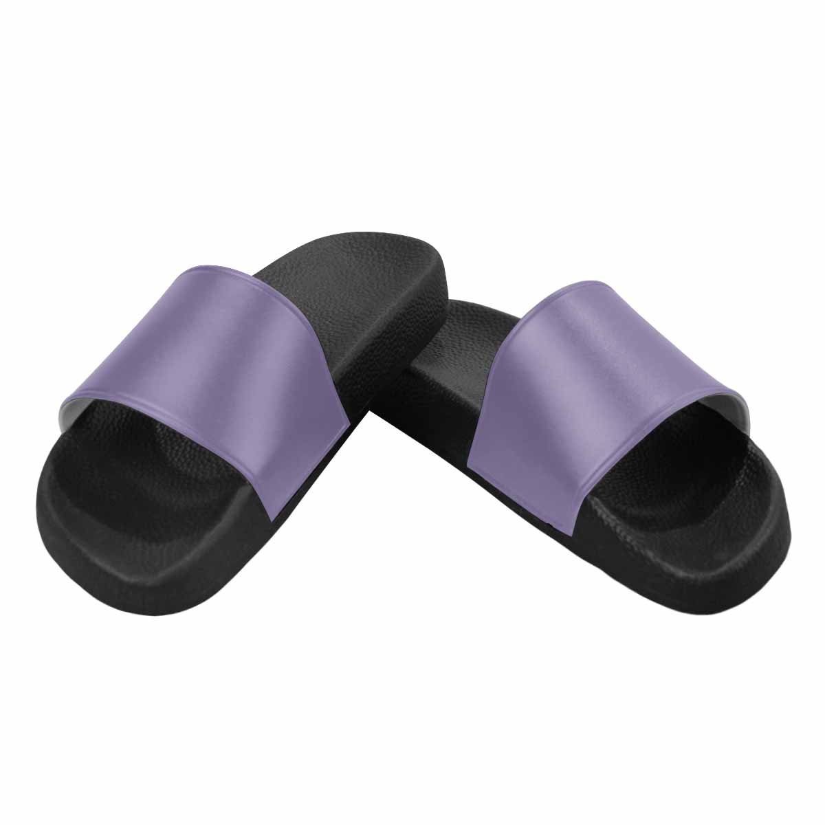 Men's Slide Sandals in Purple Haze, showcasing a stylish design with durable PVC straps and a comfortable sole.