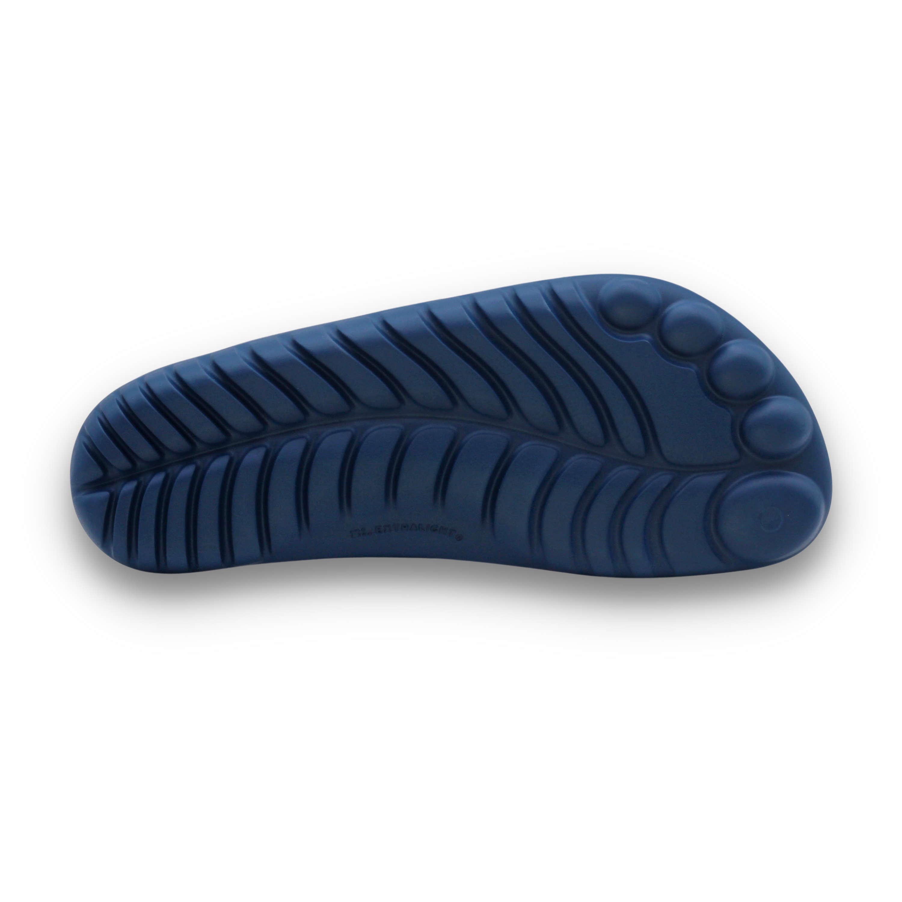 Navy Blue GUDO flip flops showcasing a minimalist design with a comfortable footbed.