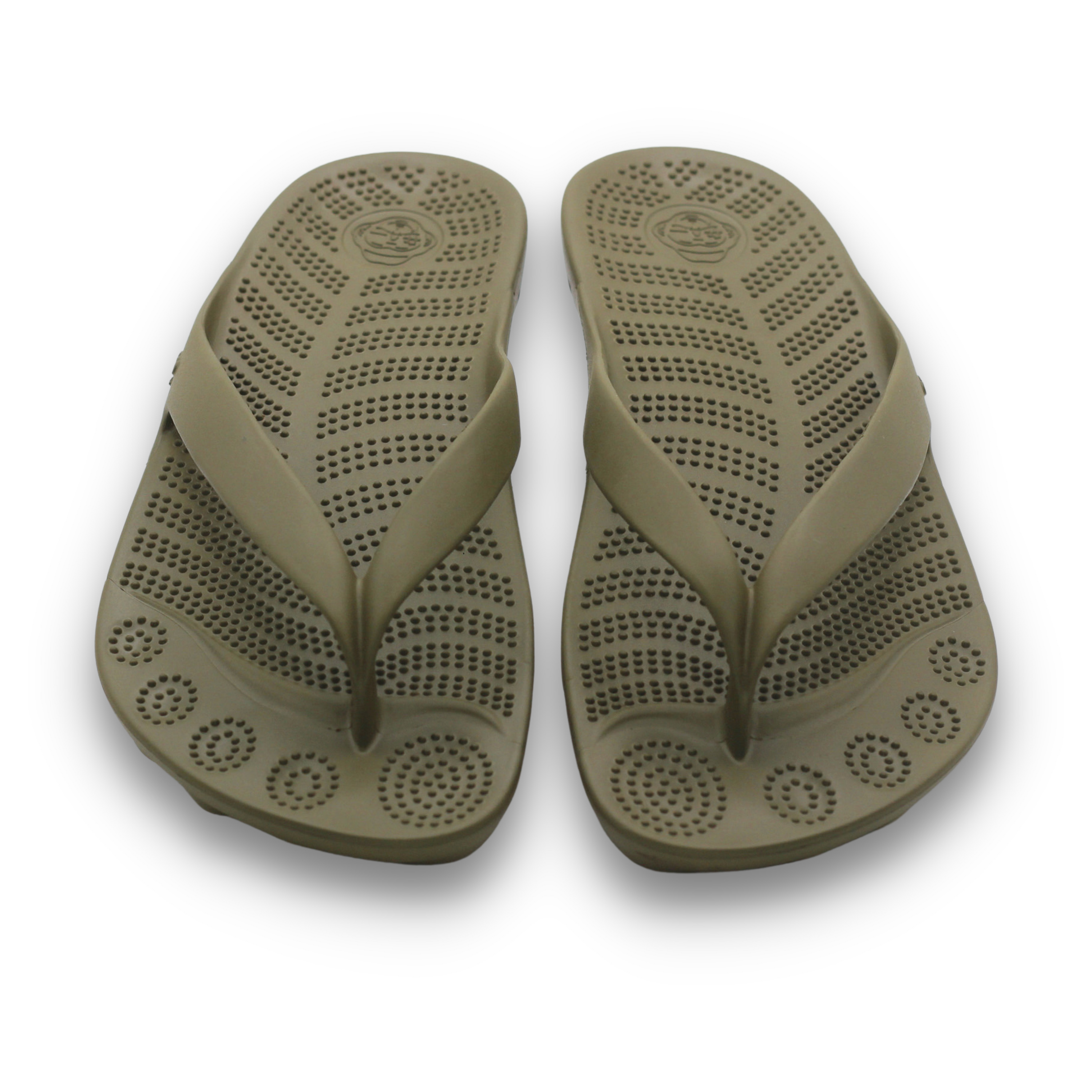 Seaweed Green Flip-Flops featuring a minimalist design and eco-friendly material, perfect for beach and casual wear.