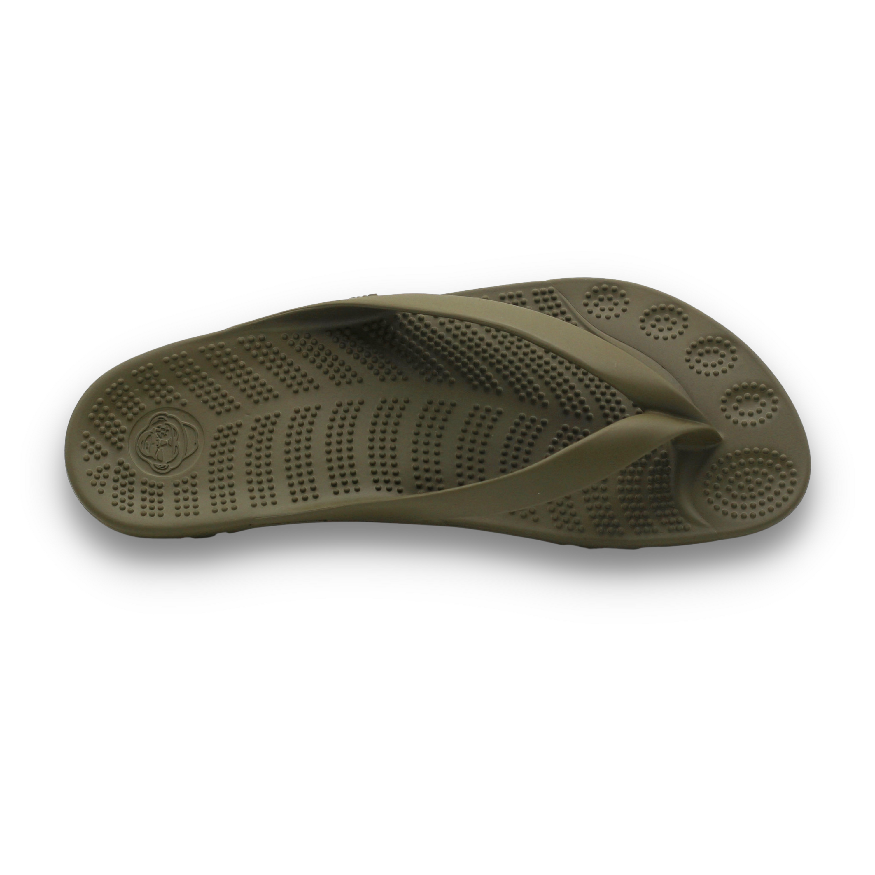 Seaweed Green Flip-Flops featuring a minimalist design and eco-friendly material, perfect for beach and casual wear.