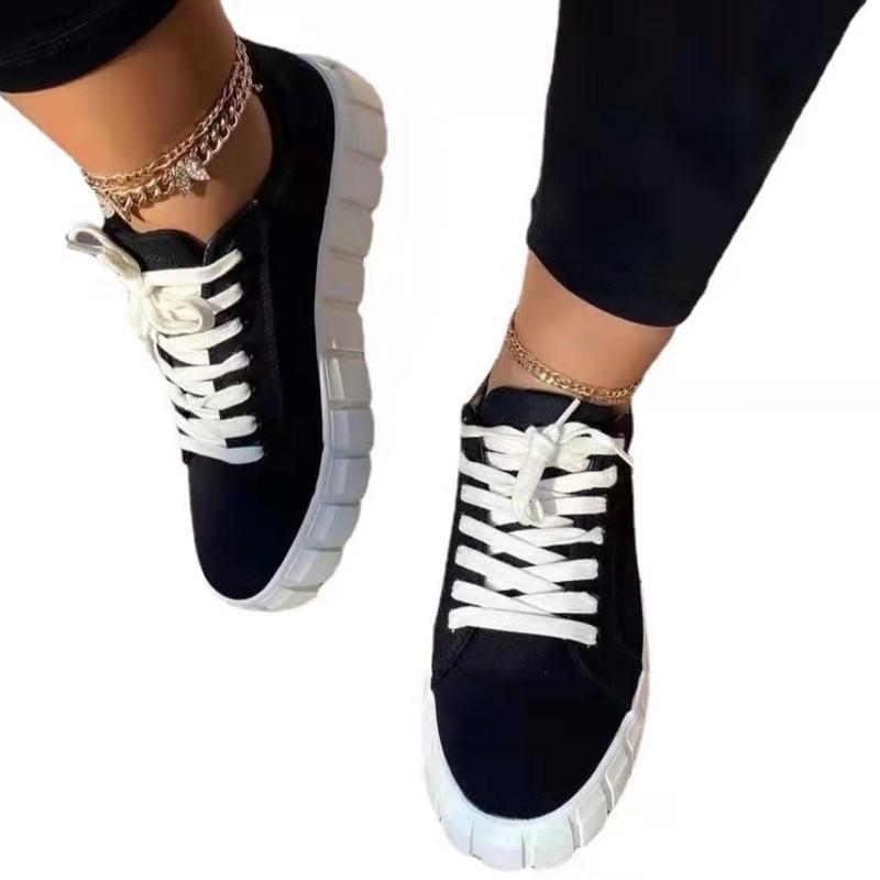 Pinterest Women Sneaker featuring a light breathable design, vulcanized construction, stylish platform, and lace-up closure, perfect for casual wear.