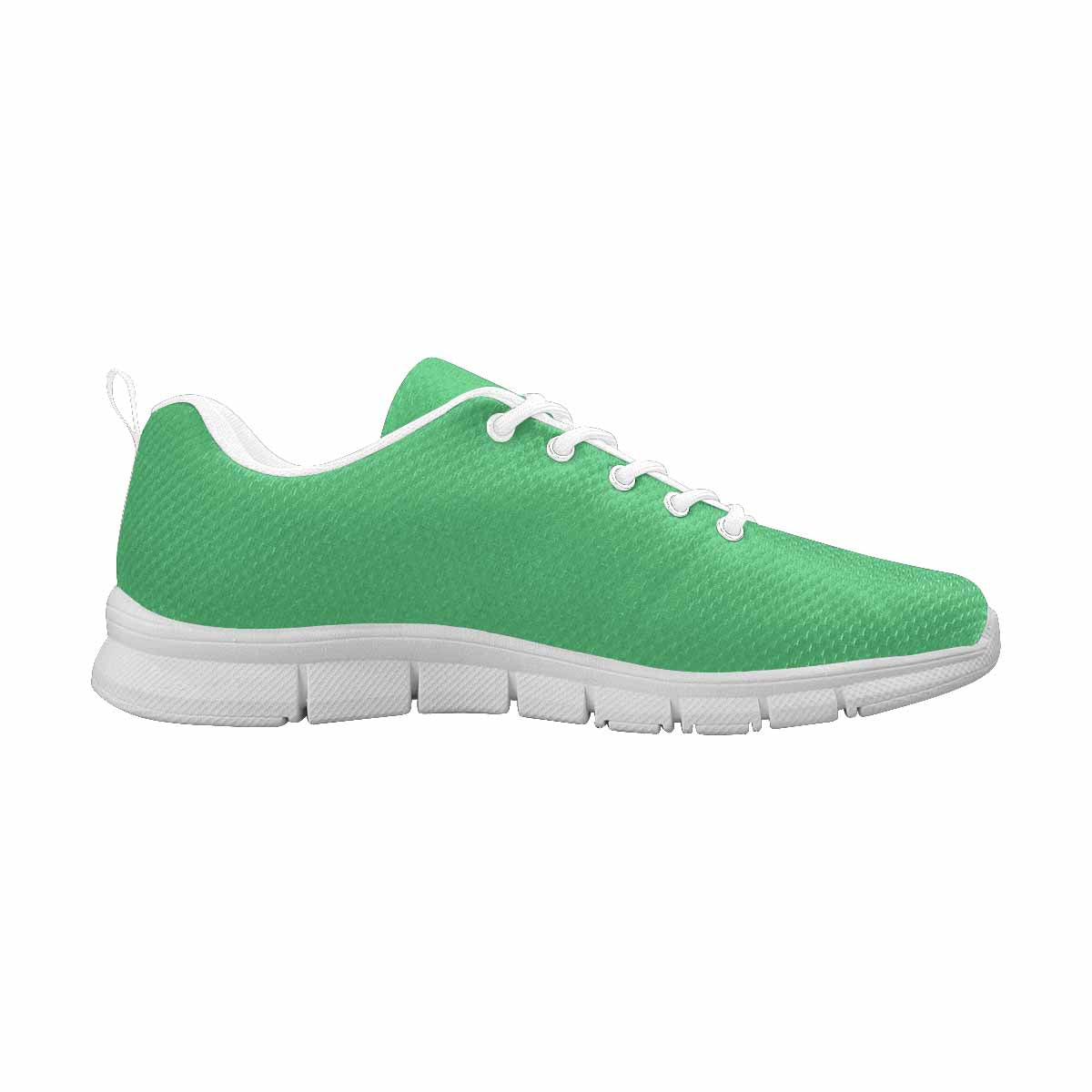 Emerald green sneakers for men, featuring a breathable mesh upper and durable outsole, perfect for running and exercise.