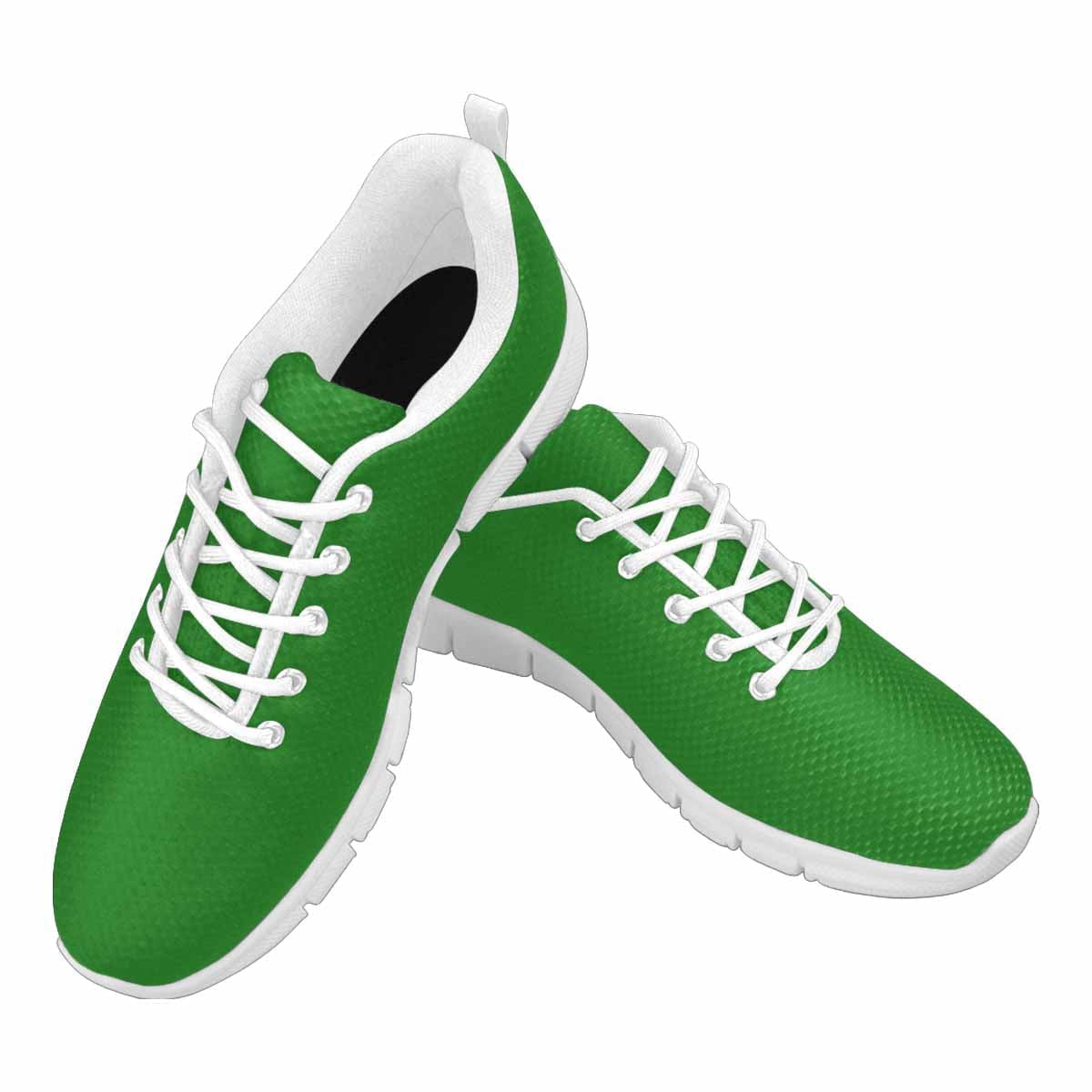 Men's Forest Green sneakers designed for running, featuring a durable outsole and breathable mesh material.