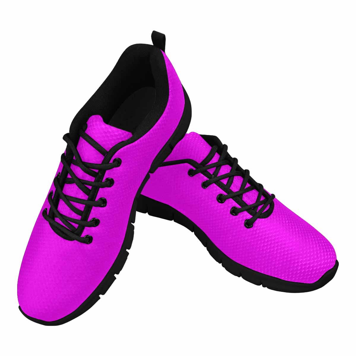 Fuchsia Pink Sneakers for Men, featuring a canvas mesh design, lightweight construction, and a comfortable fit for athletic activities.