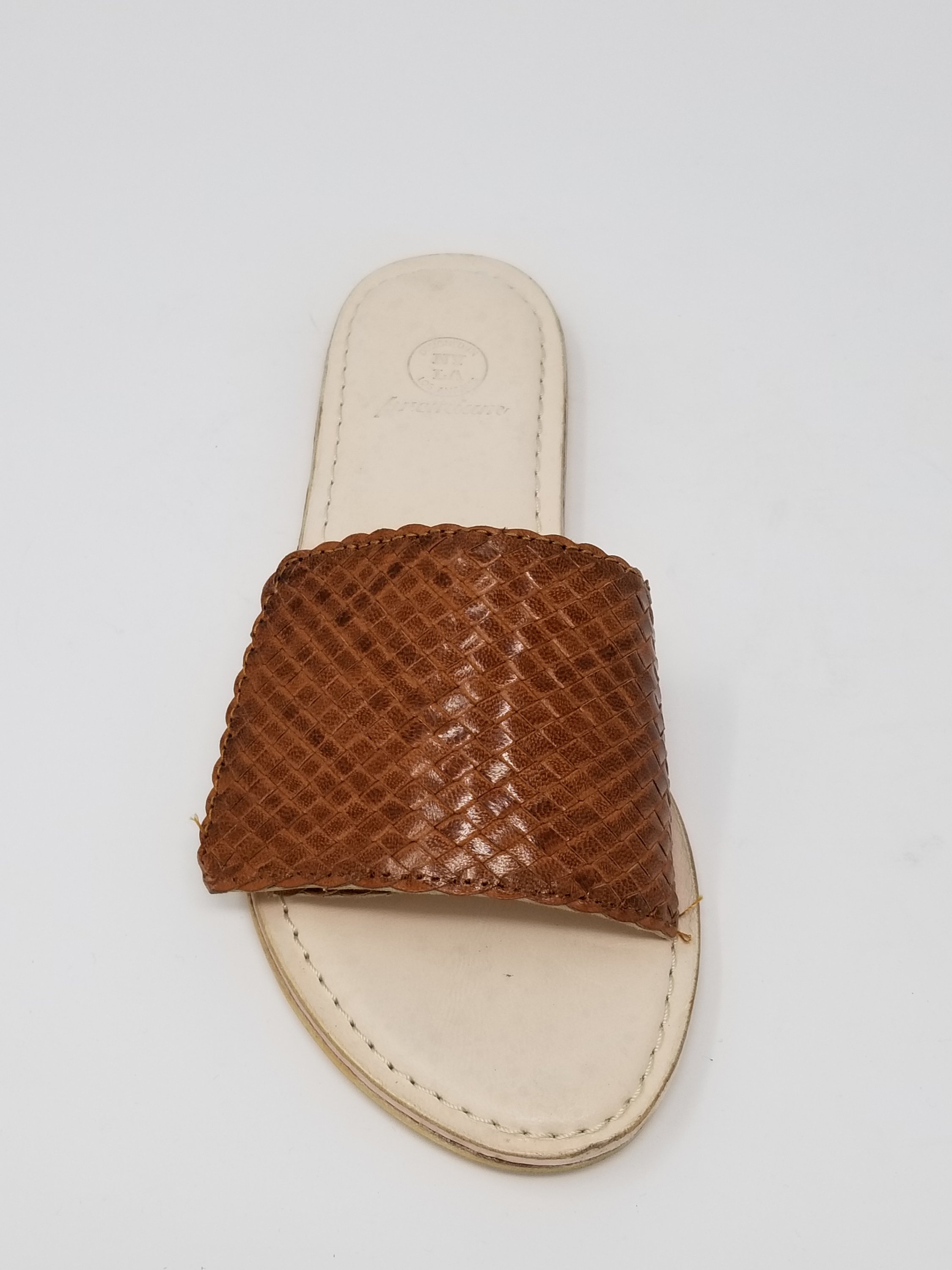 Avalon shoes featuring a full woven leather upper and memory foam insole, showcasing their stylish design and durable leather outsole.