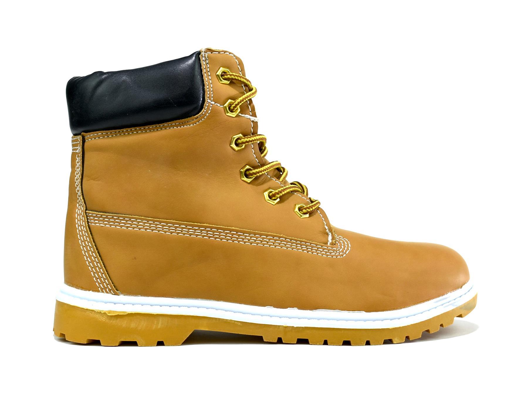 Builder's Boot Tan featuring durable synthetic and textile materials, designed for construction and outdoor work.