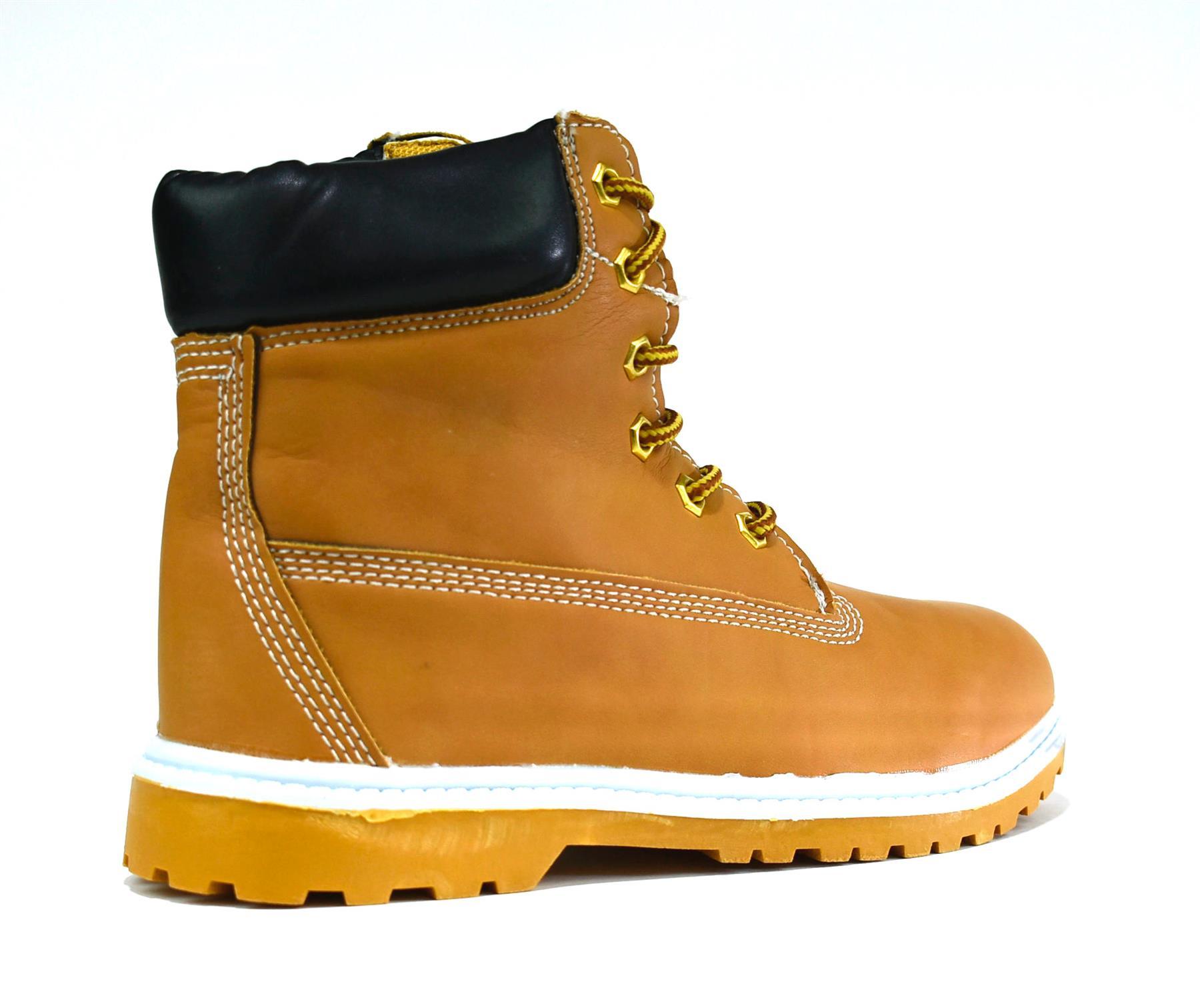 Builder's Boot Tan featuring durable synthetic and textile materials, designed for construction and outdoor work.