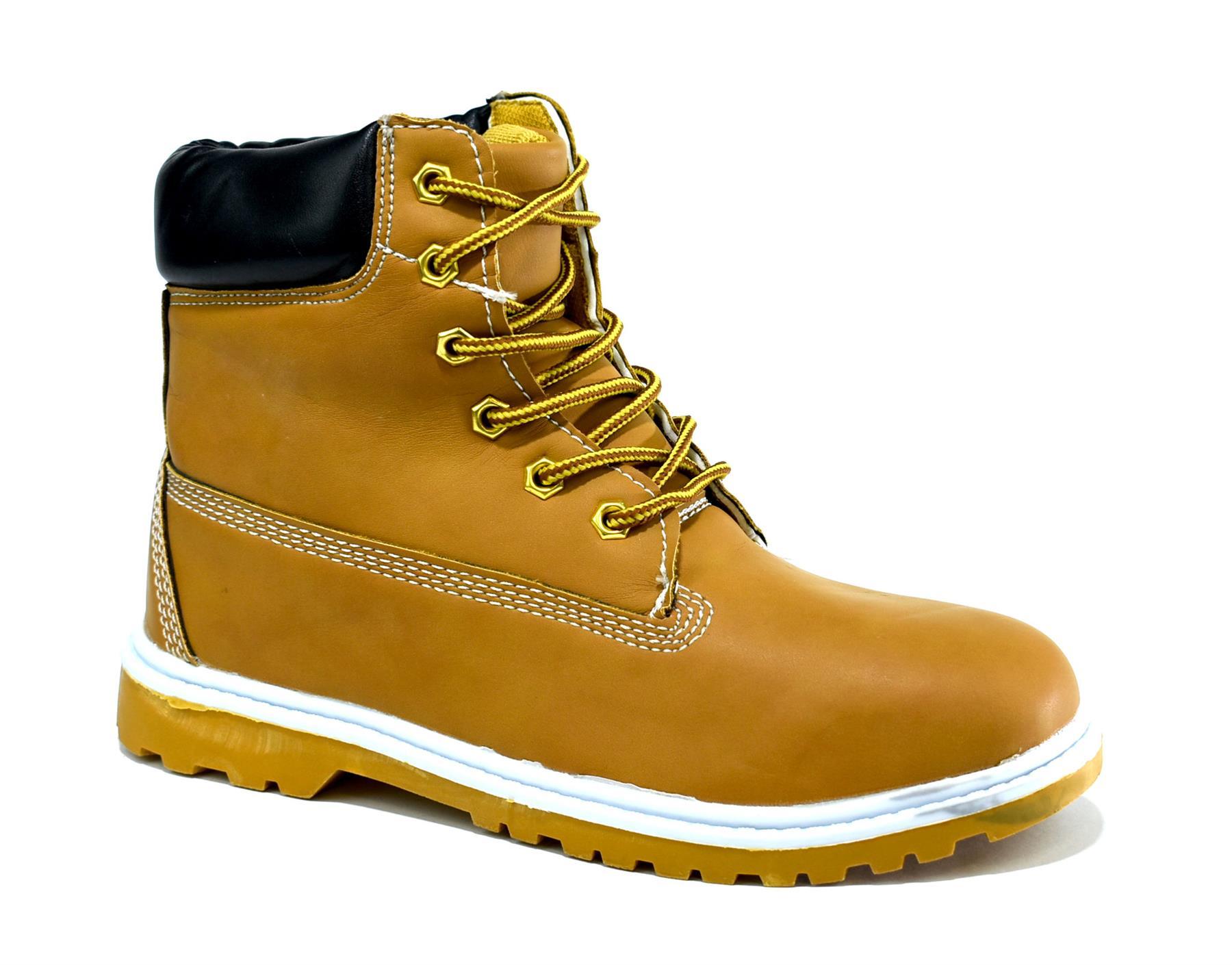 Builder's Boot Tan featuring durable synthetic and textile materials, designed for construction and outdoor work.