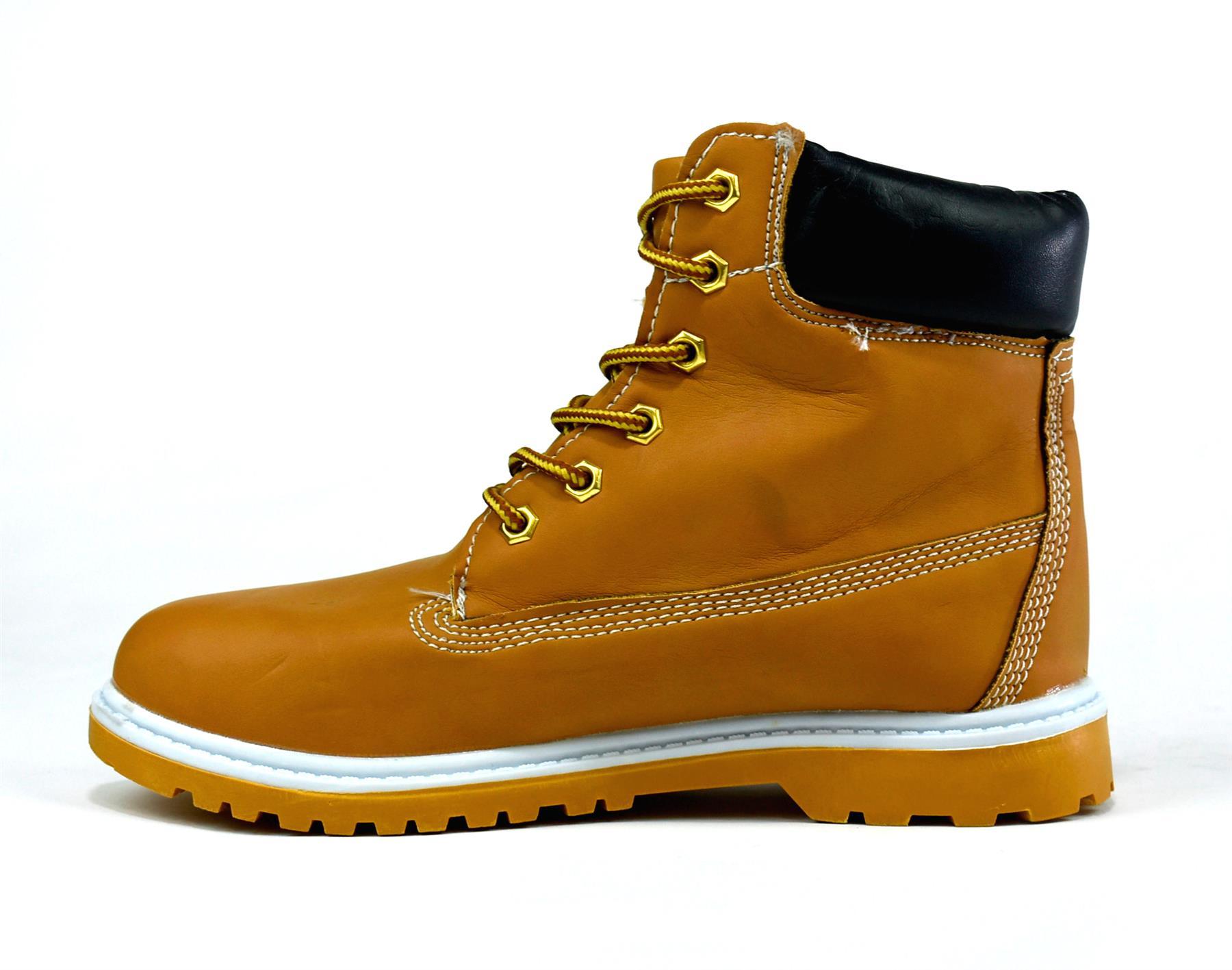 Builder's Boot Tan featuring durable synthetic and textile materials, designed for construction and outdoor work.