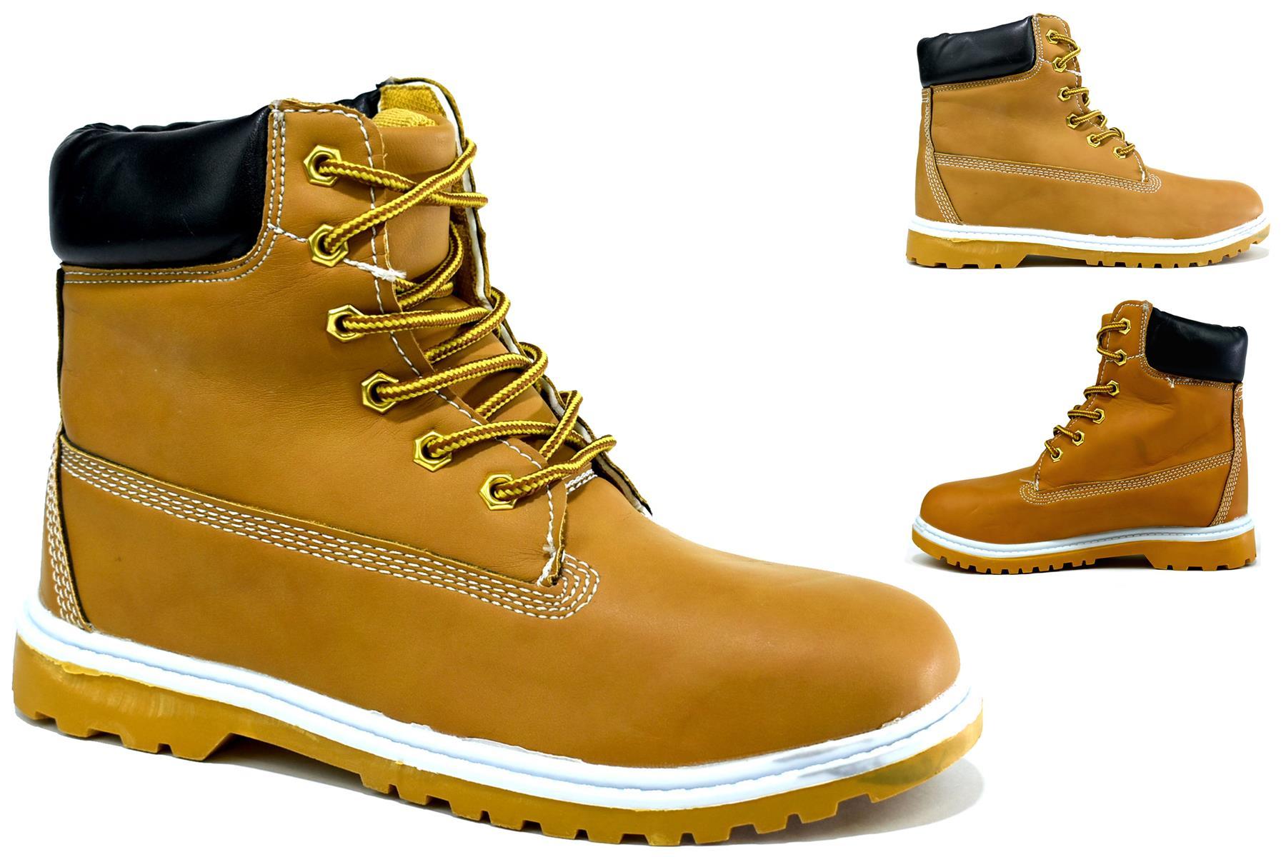 Builder's Boot Tan featuring durable synthetic and textile materials, designed for construction and outdoor work.