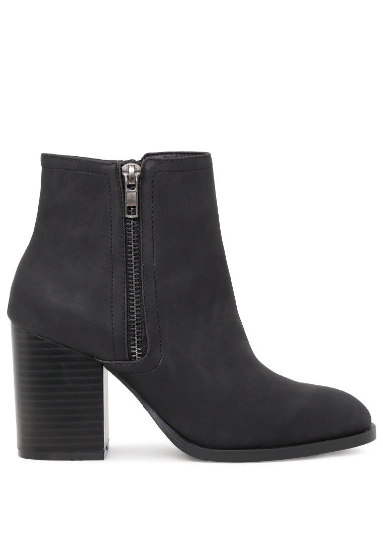 Courtney Stylish High Heel Ankle Boots featuring elegant detailing and a trendy high heel design, perfect for autumn outfits.