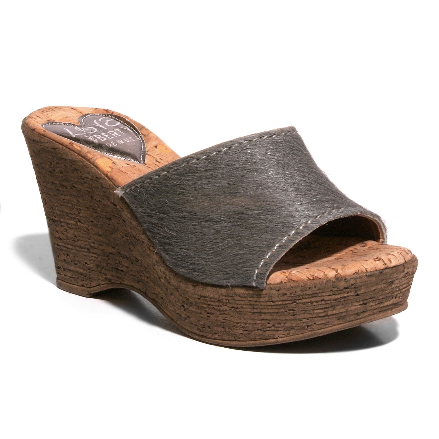 Stylish Day N' Night wedge shoes with crinkled leather upper and snake print sock, featuring a 3-inch heel and memory foam padding for comfort.