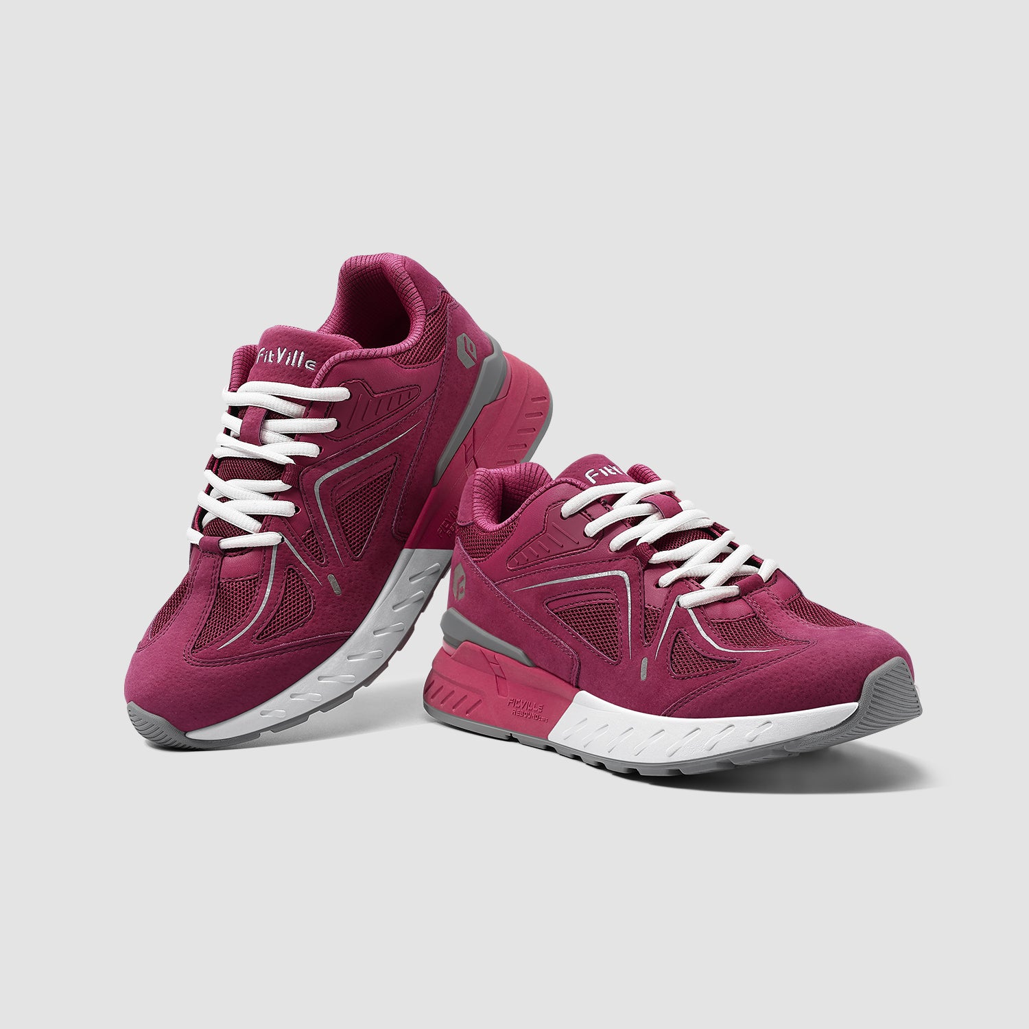 FitVille Women's Rebound Core Walking Shoes V1 showcasing a stylish design with a wide toe box and cushioned sole for comfort.