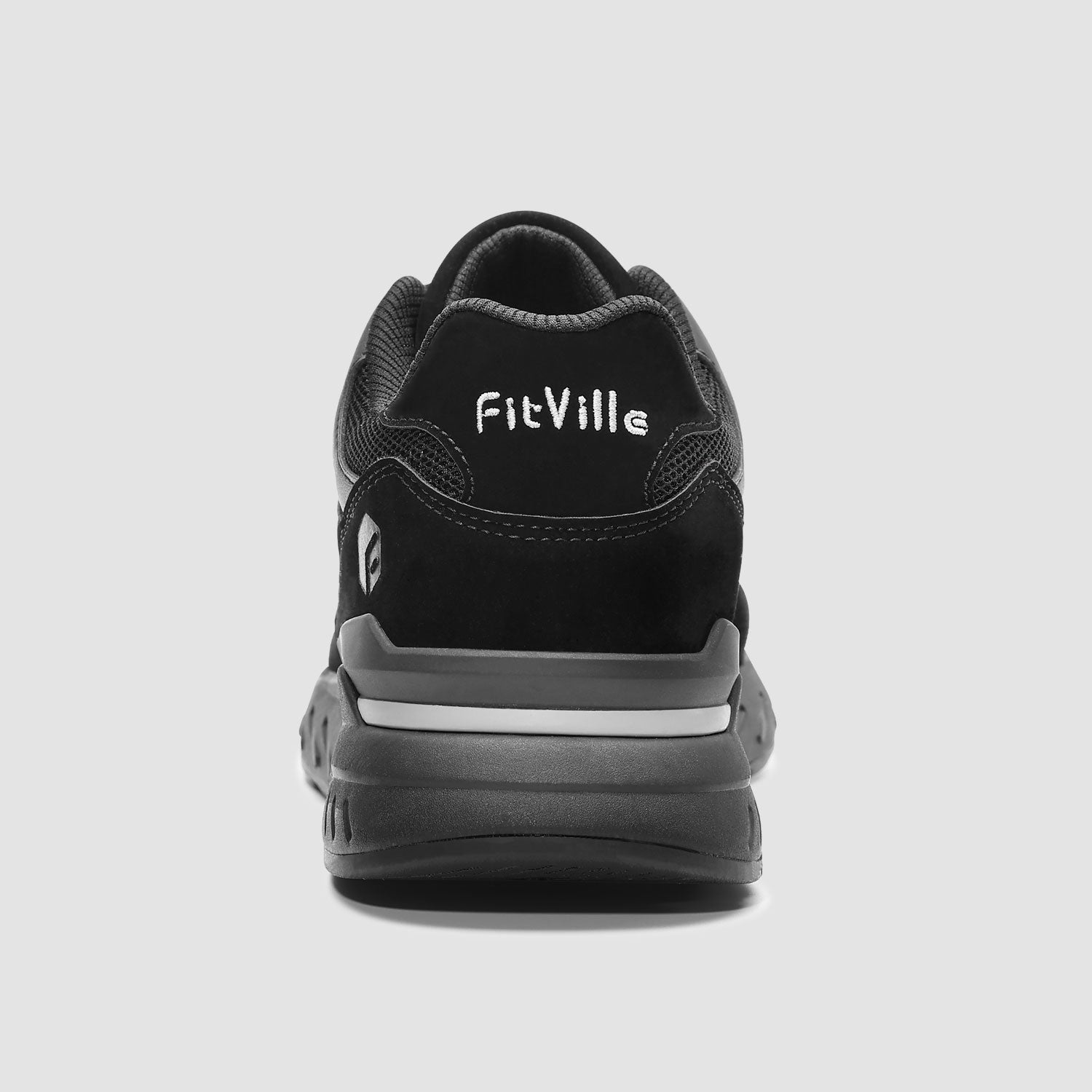 FitVille Women's Rebound Core Walking Shoes V1 showcasing a stylish design with a wide toe box and premium suede upper for comfort.