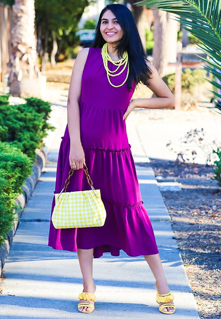 Genesis Ruched Strap Block Sandals in vibrant Green and Yellow with stylish ruched straps and high block heels.