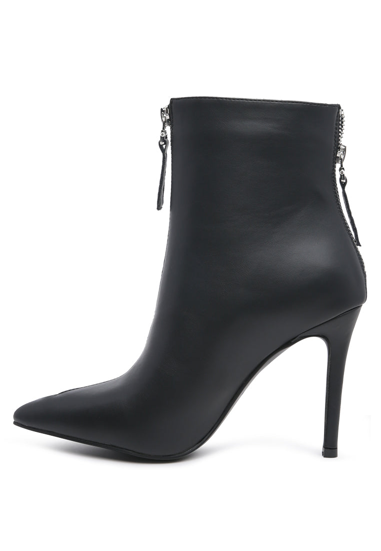 Hazel Elegant Comfortable Boots for Women featuring a stylish stiletto heel and ankle-length design, perfect for any occasion.