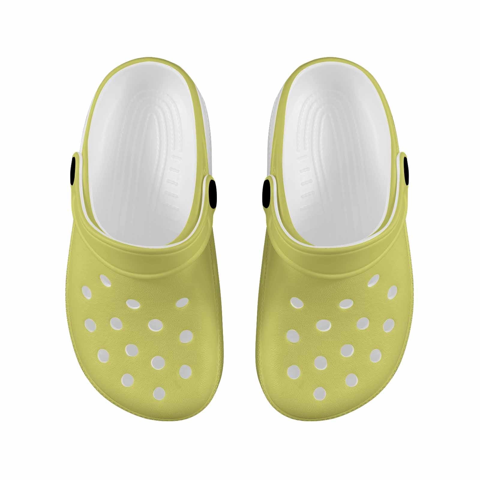 Honeysuckle Yellow Clogs for Youth showcasing lightweight design and breathable material, perfect for active kids.