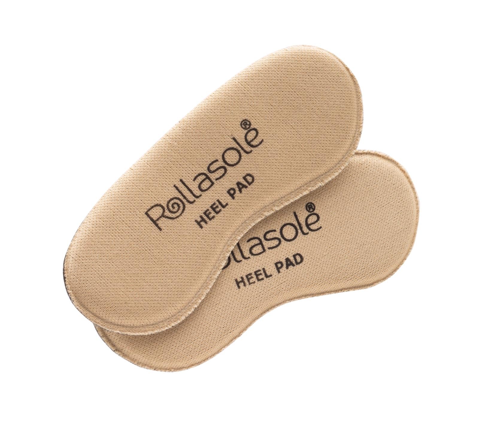 Beige Rollasole heel pads.