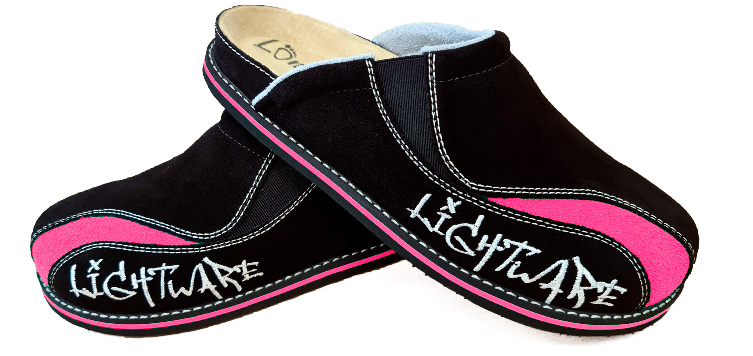 Lightware 3232 Rosa slippers showcasing a soft, stylish design perfect for post-activity relaxation.