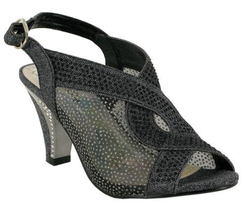 Maxine Net Heel Gold featuring elegant net design and stylish gold color, perfect for formal occasions.