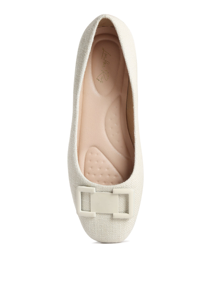 Nek Embellished Flat Ballerinas featuring chic embellishments and a comfortable design, perfect for stylish women.