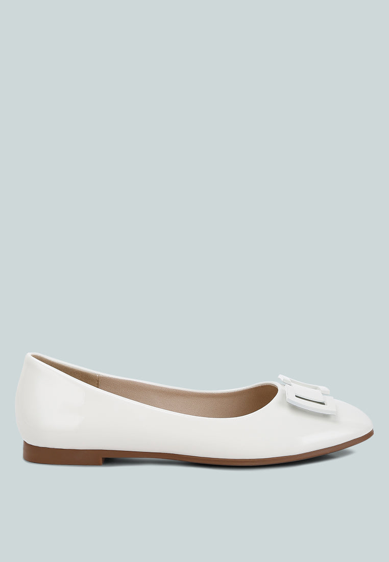 Nek Embellished Flat Ballerinas featuring chic embellishments and a comfortable design, perfect for stylish women.