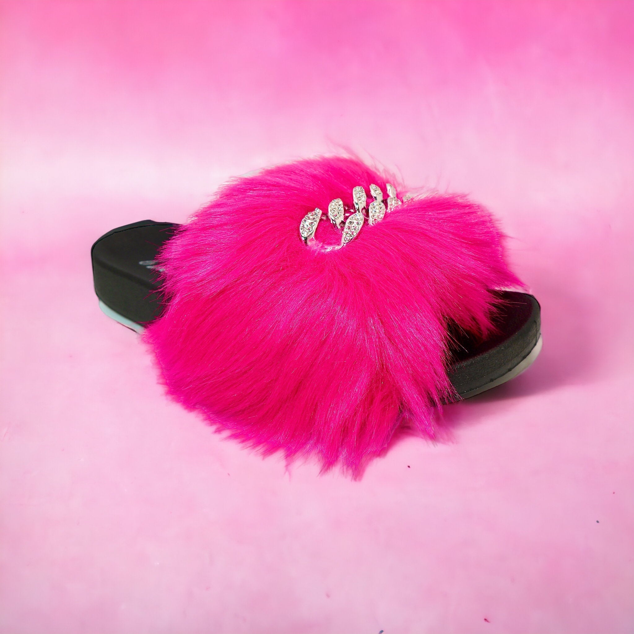 Pupa Slippers Pink showcasing a soft, supportive design with elastic side panels for easy wear, perfect for stylish comfort.