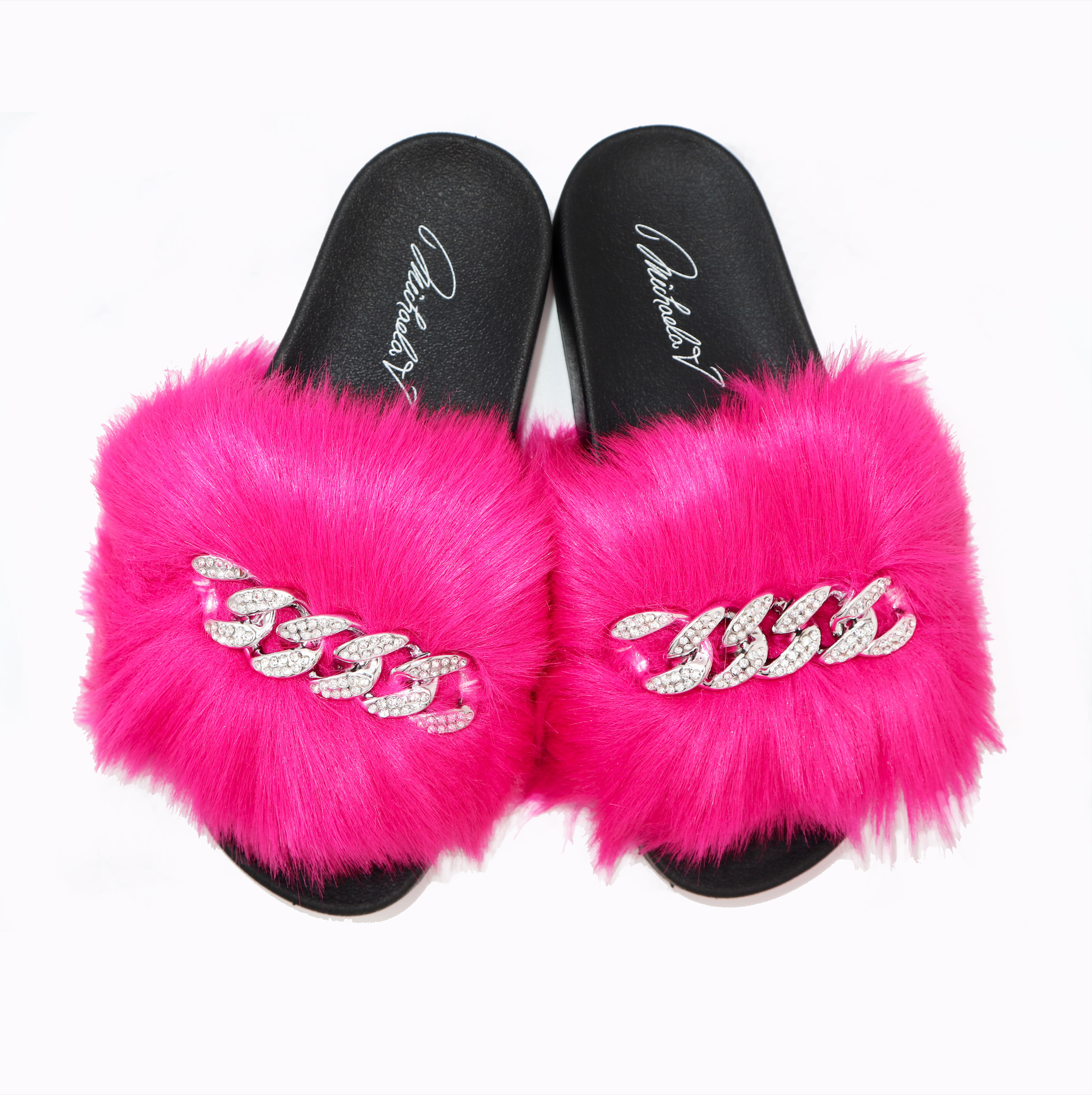 Pupa Slippers Pink showcasing a soft, supportive design with elastic side panels for easy wear, perfect for stylish comfort.