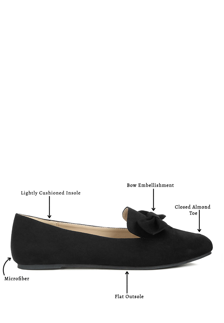 Stylish Remee Front Bow Loafers featuring a chic bow design, flat heel, and round toe, perfect for casual and formal wear.