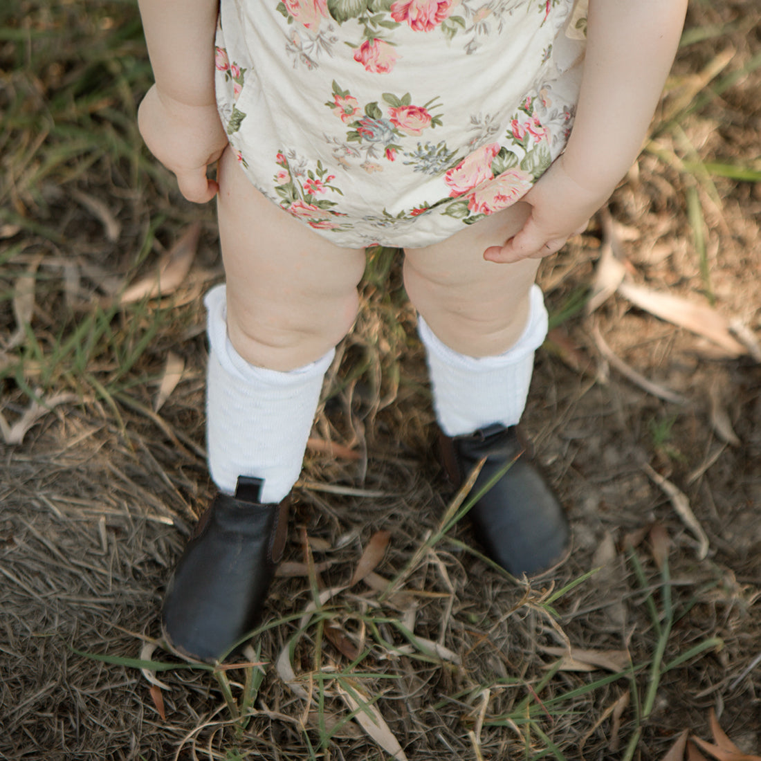 SKEANIE Riding Style Baby & Toddler Pre Walker Boots in chocolate brown, showcasing soft leather and elasticised sides for a snug fit.