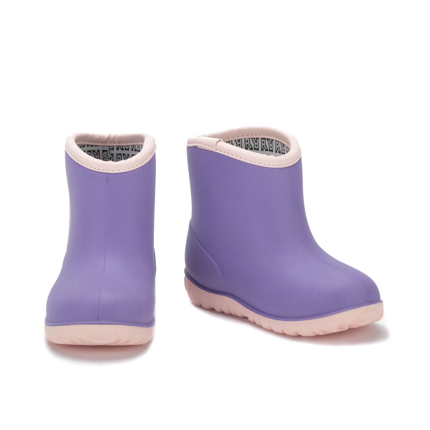 ROCKROOSTER Hagen Unisex Kids' PU Slip Resistant Rain Boots PG101 in vibrant colors, showcasing their waterproof design and slip-resistant sole.