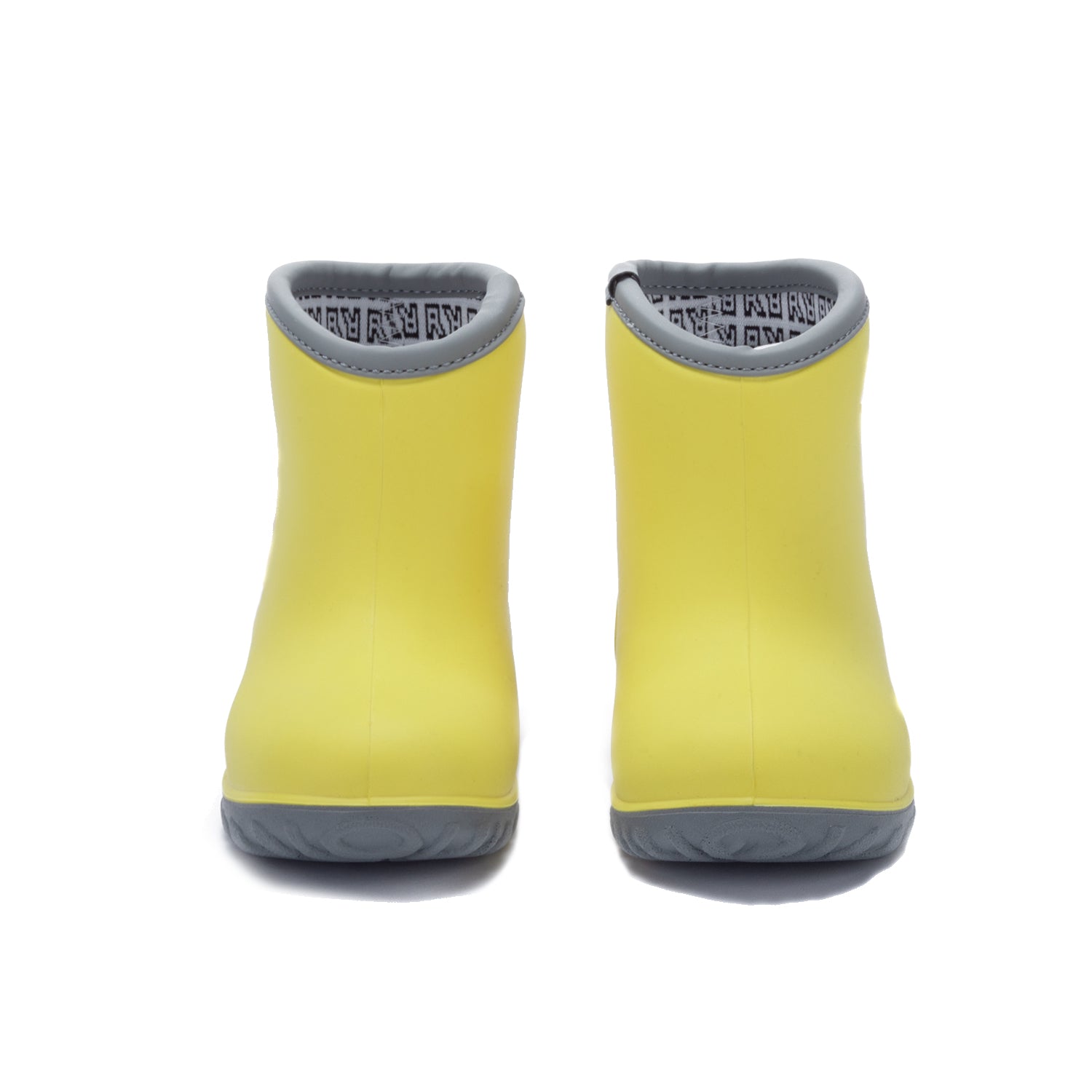 ROCKROOSTER Hagen Unisex Kids' PU Slip Resistant Rain Boots PG101 in vibrant colors, showcasing their waterproof design and slip-resistant sole.