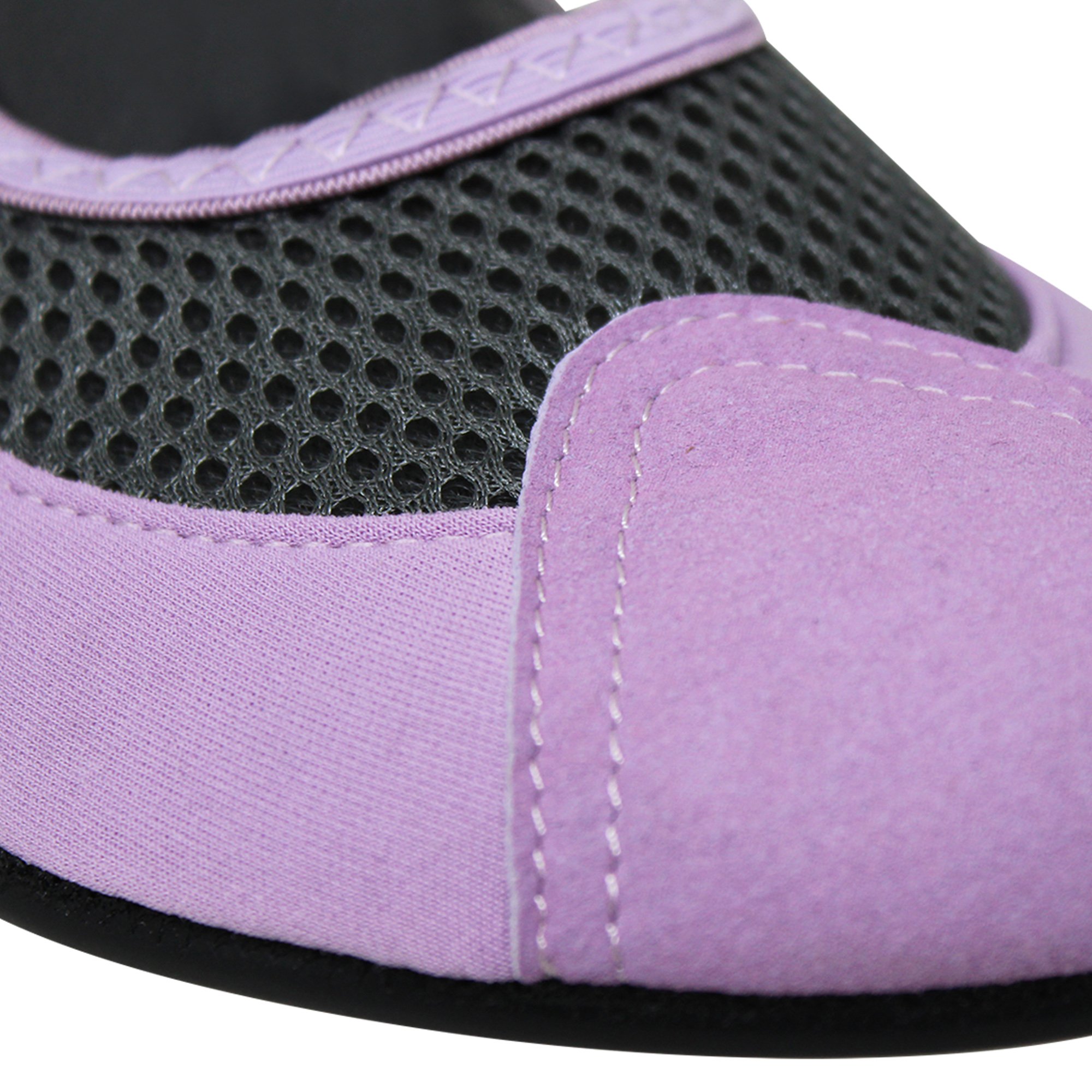 SOBEYO Women's Mary-Jane Flats in purple, designed for water yoga and sports, featuring a mesh upper and adjustable strap.