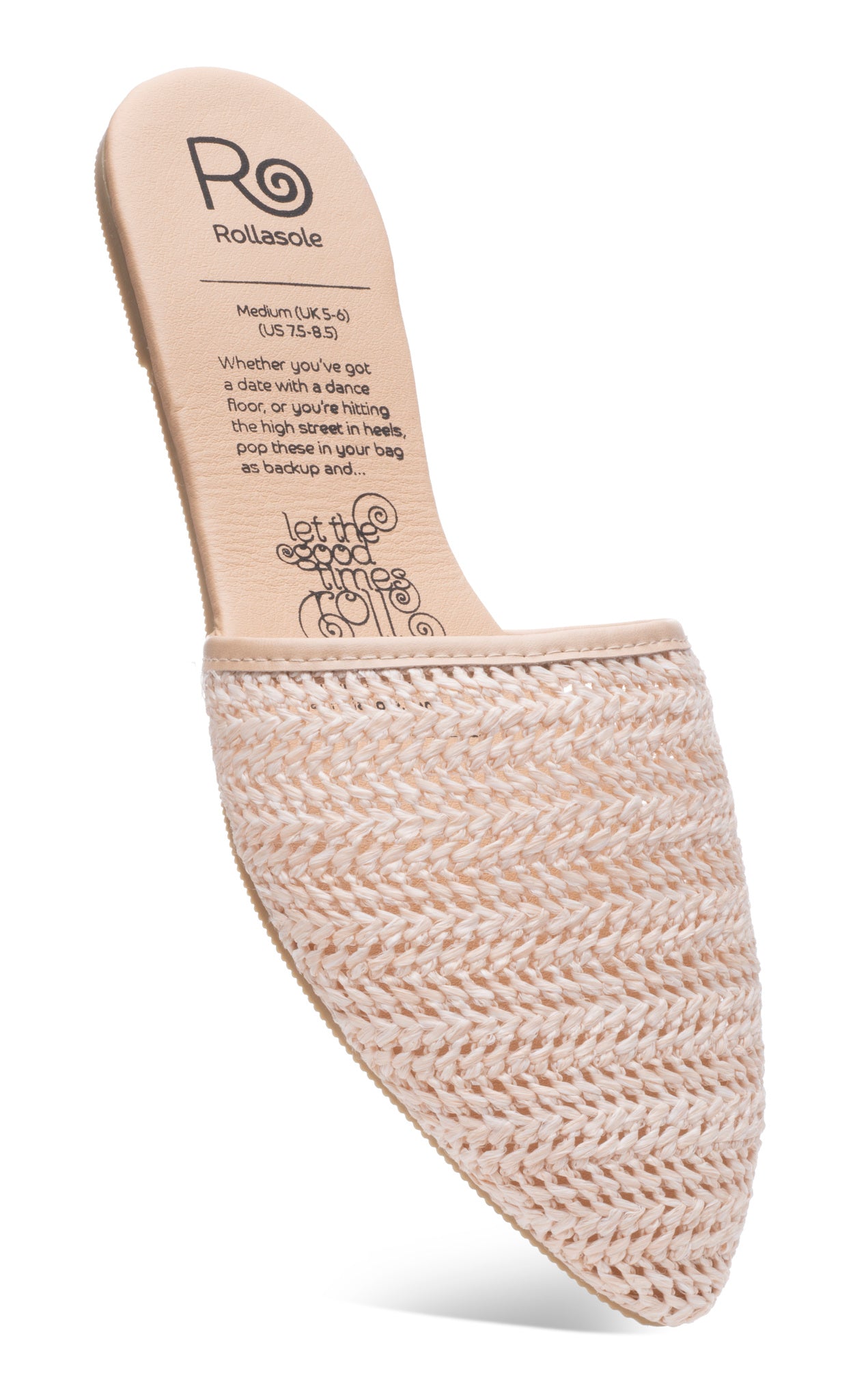 Stylish Wicker Park woven mules with a pointed toe and open back, perfect for summer festivals and casual outings.