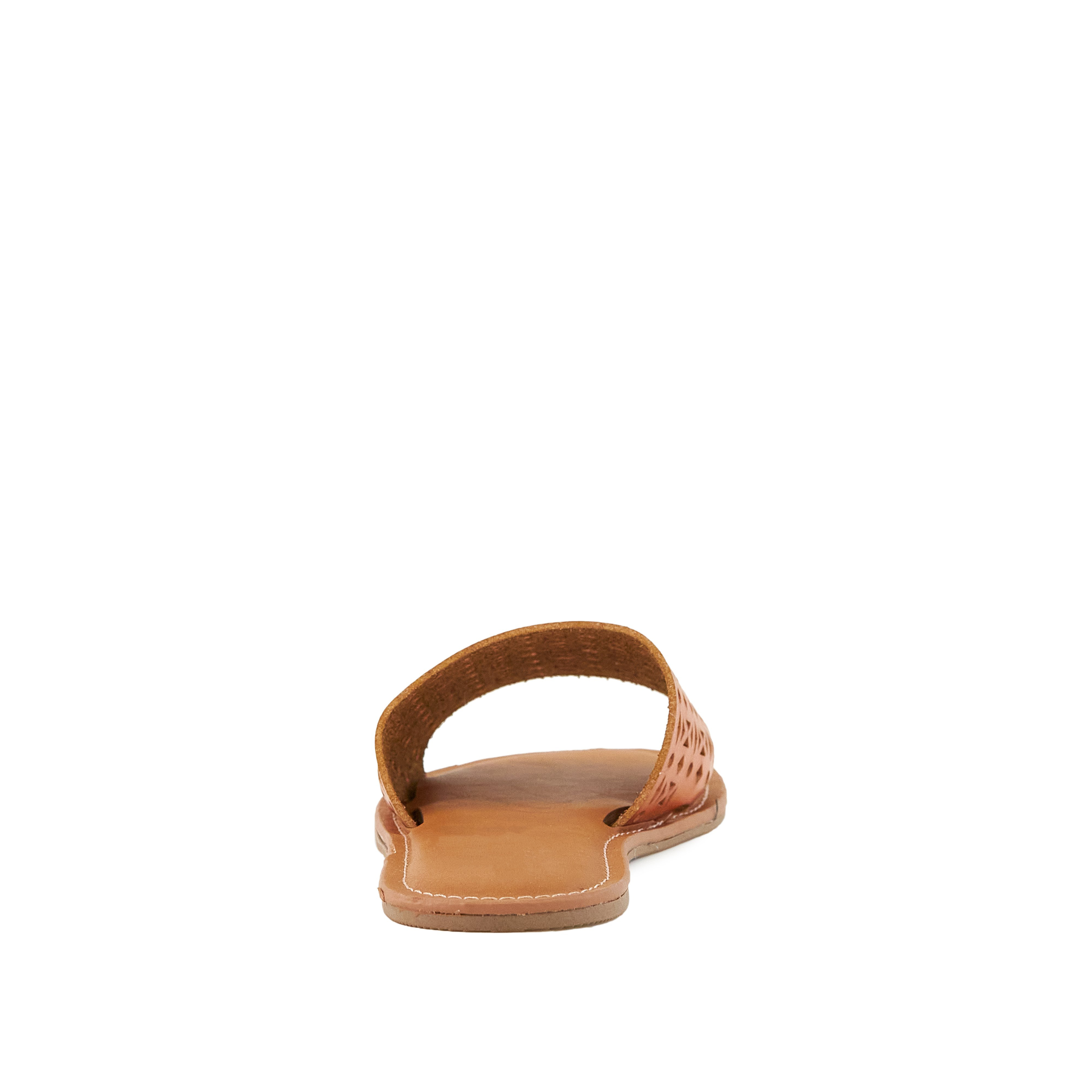 Stylish Women's Sandals Biarritz Tan with cushioned sole and perforated design, perfect for summer outfits.