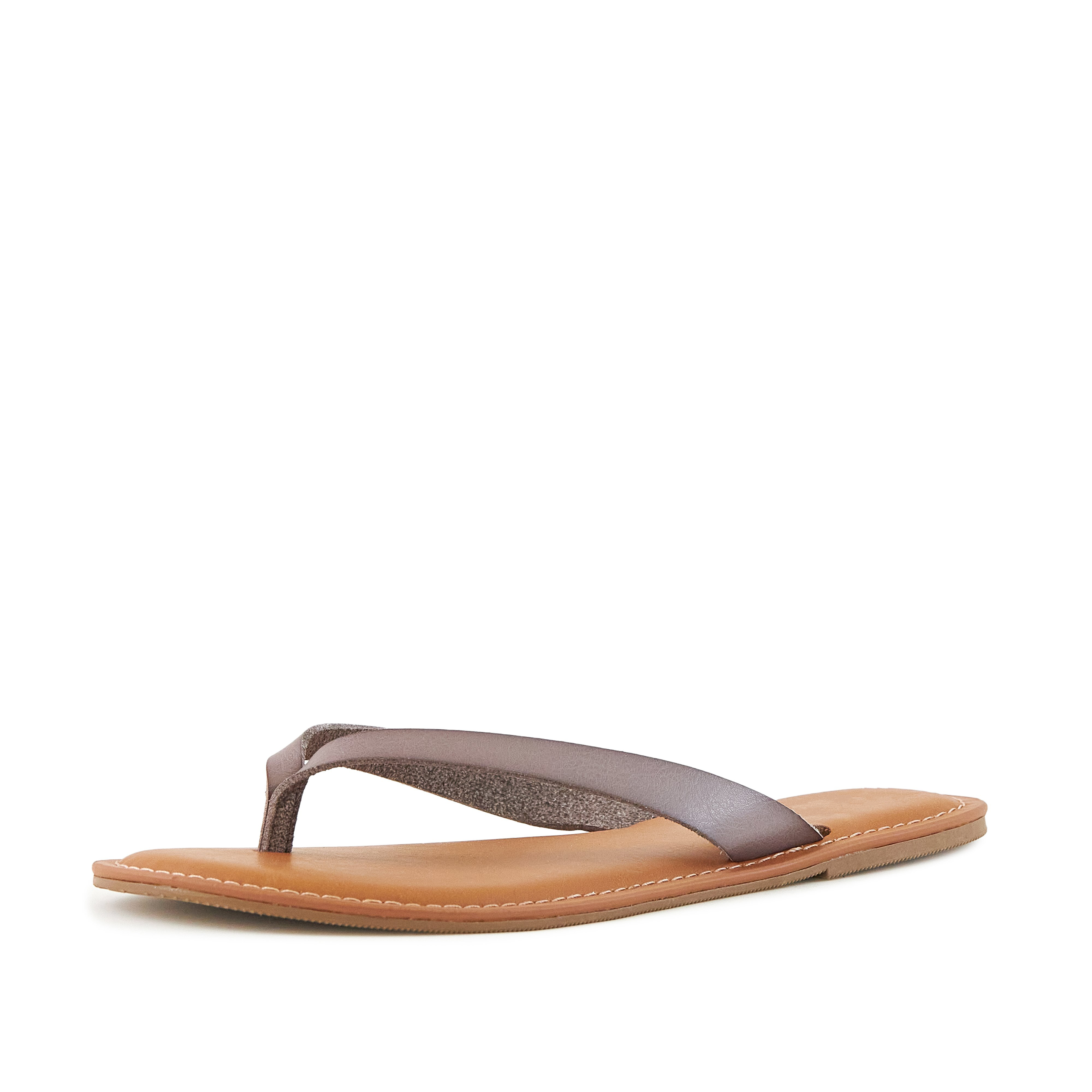 Stylish Women's Sandals Ibiza Grey featuring a classic thong toe design and slim straps.